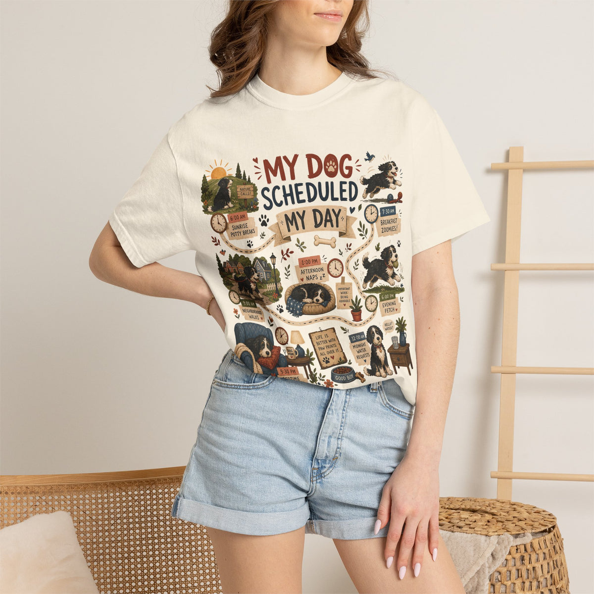 My Dog Scheduled My Day T-Shirt