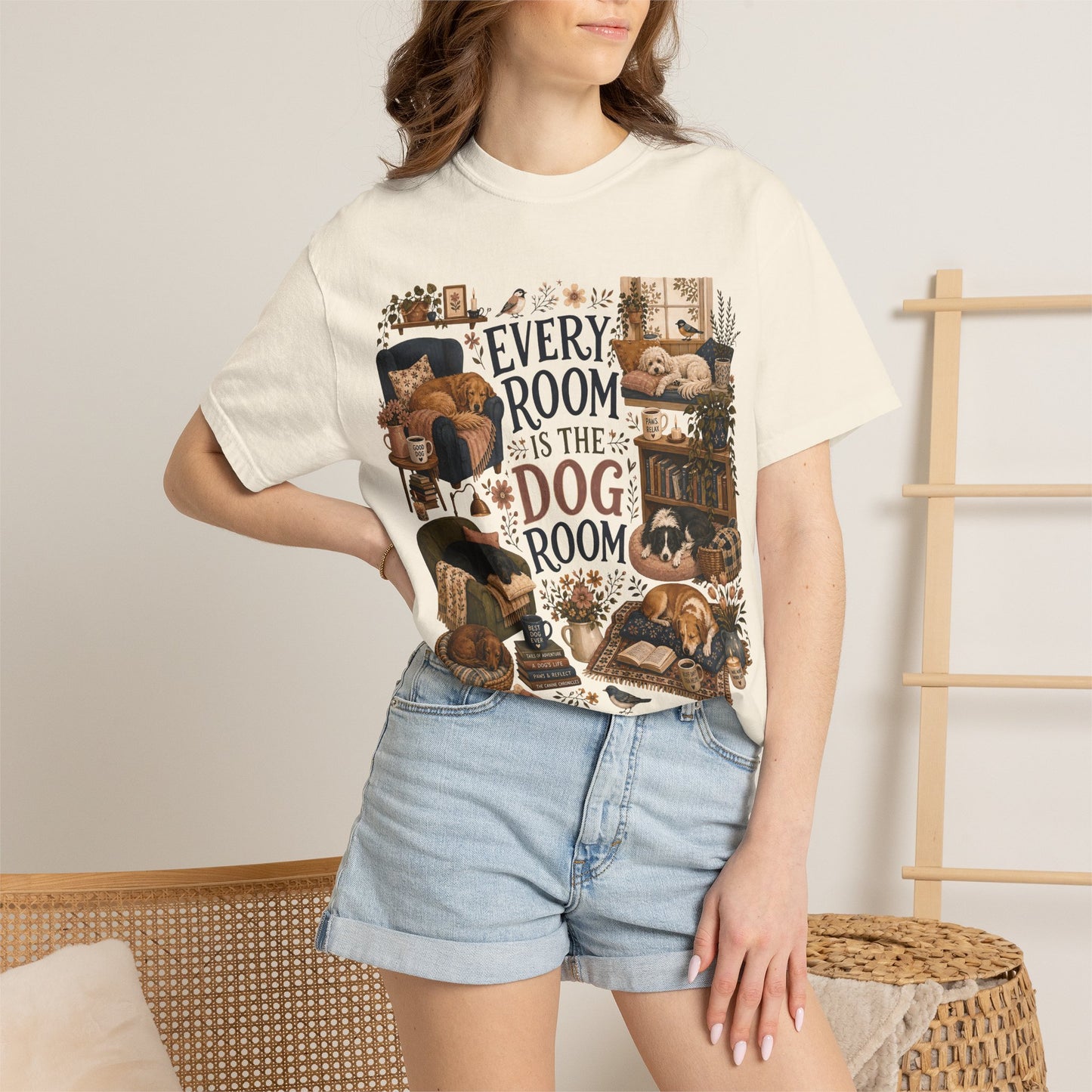 Every Room Is the Dog Room T-Shirt Dog Mom