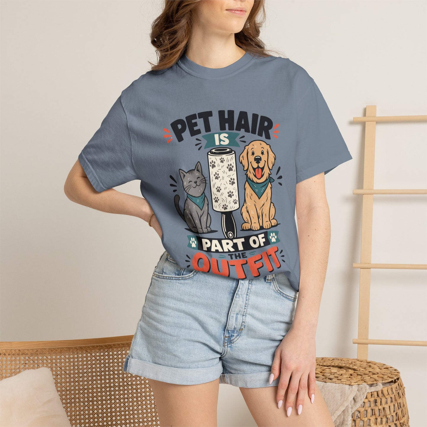 Pet Hair Is Part of the Outfit - Cute Pet Lover T-Shirt