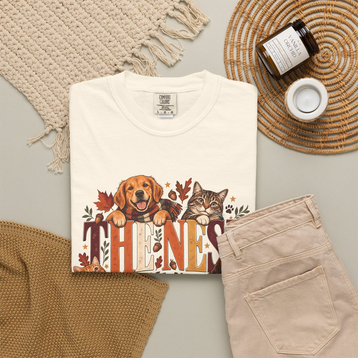 The Nest Isn't Empty It's Covered in Fur T-Shirt – Funny Empty Nester Pet Lover Tee