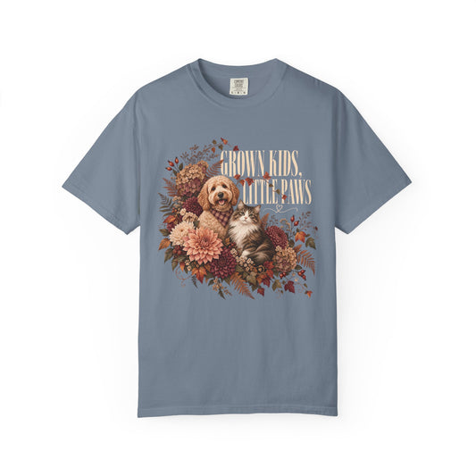 Grown Kids Little Paws T-Shirt – Empty Nester Dog & Cat Lover Tee