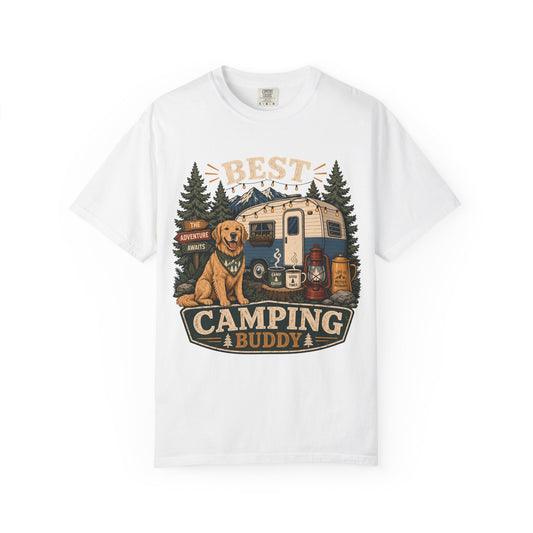 Best Camping Buddy Dog — Cute Pet Lover T-Shirt
