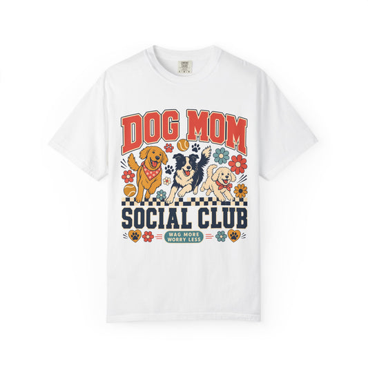 Dog Mom Social Club — Cute Pet Lover T-Shirt