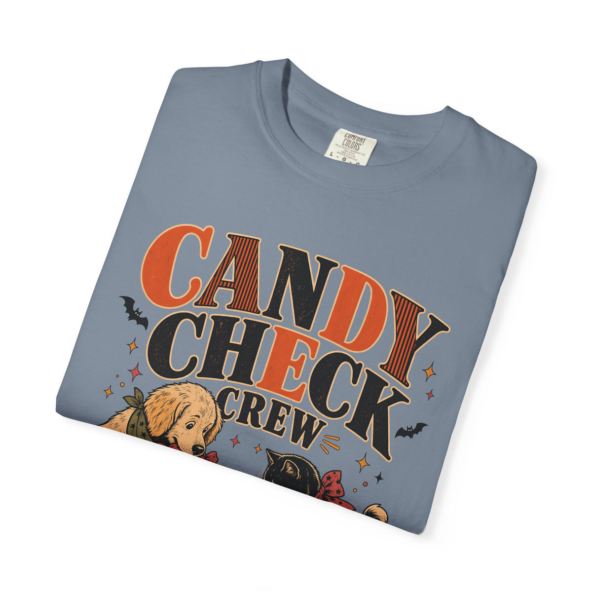 Candy Check Crew Halloween T-Shirt – Funny Dog & Cat Pet Lover Tee