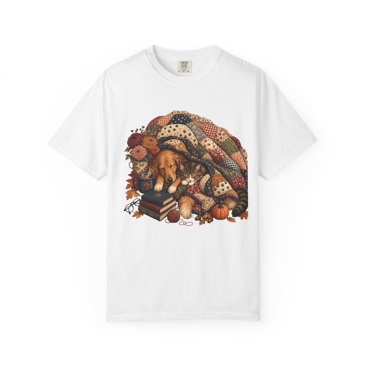 Cozy Season Is Better With Paws T-Shirt , Fall Dog & Cat Cozy Pet Parent