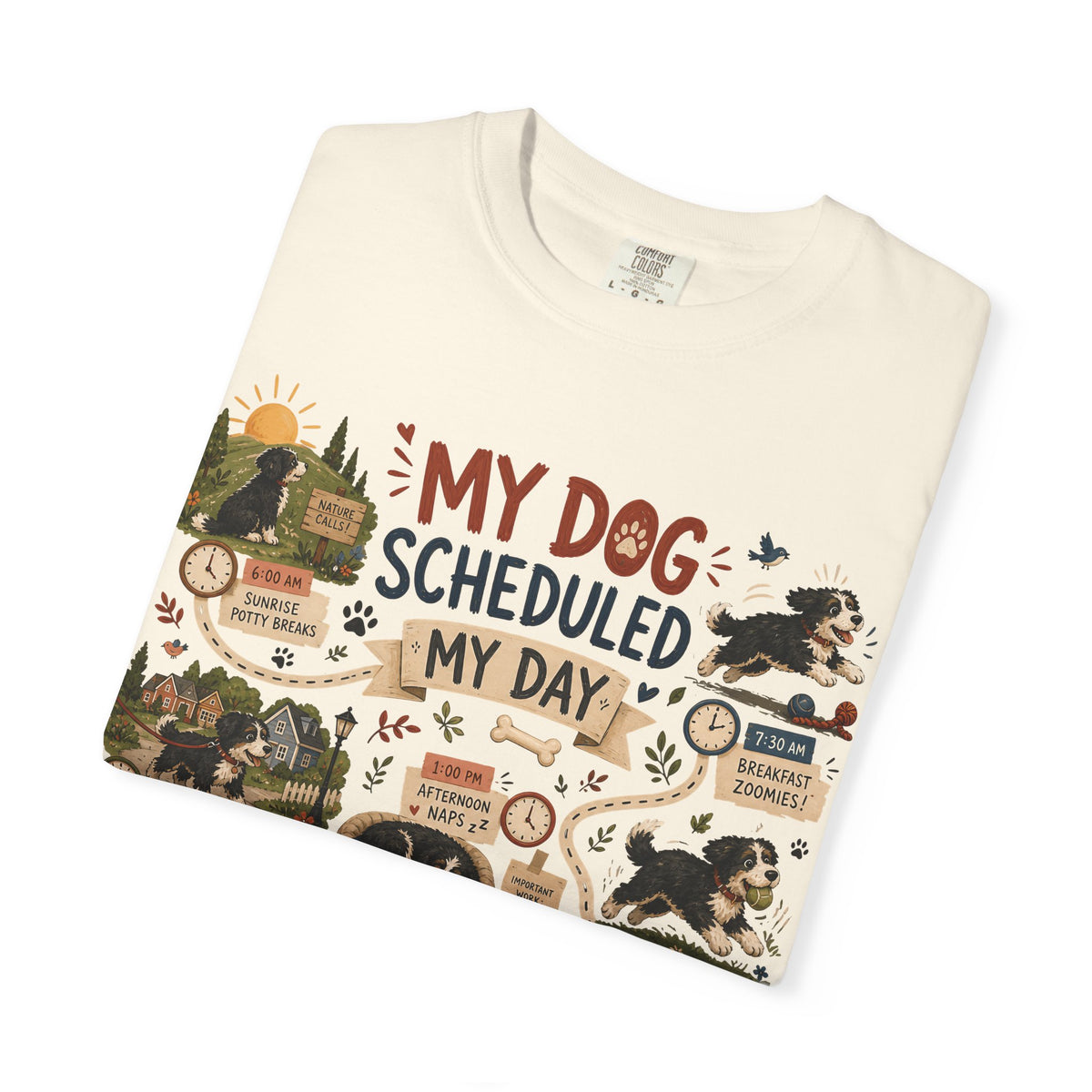 My Dog Scheduled My Day T-Shirt