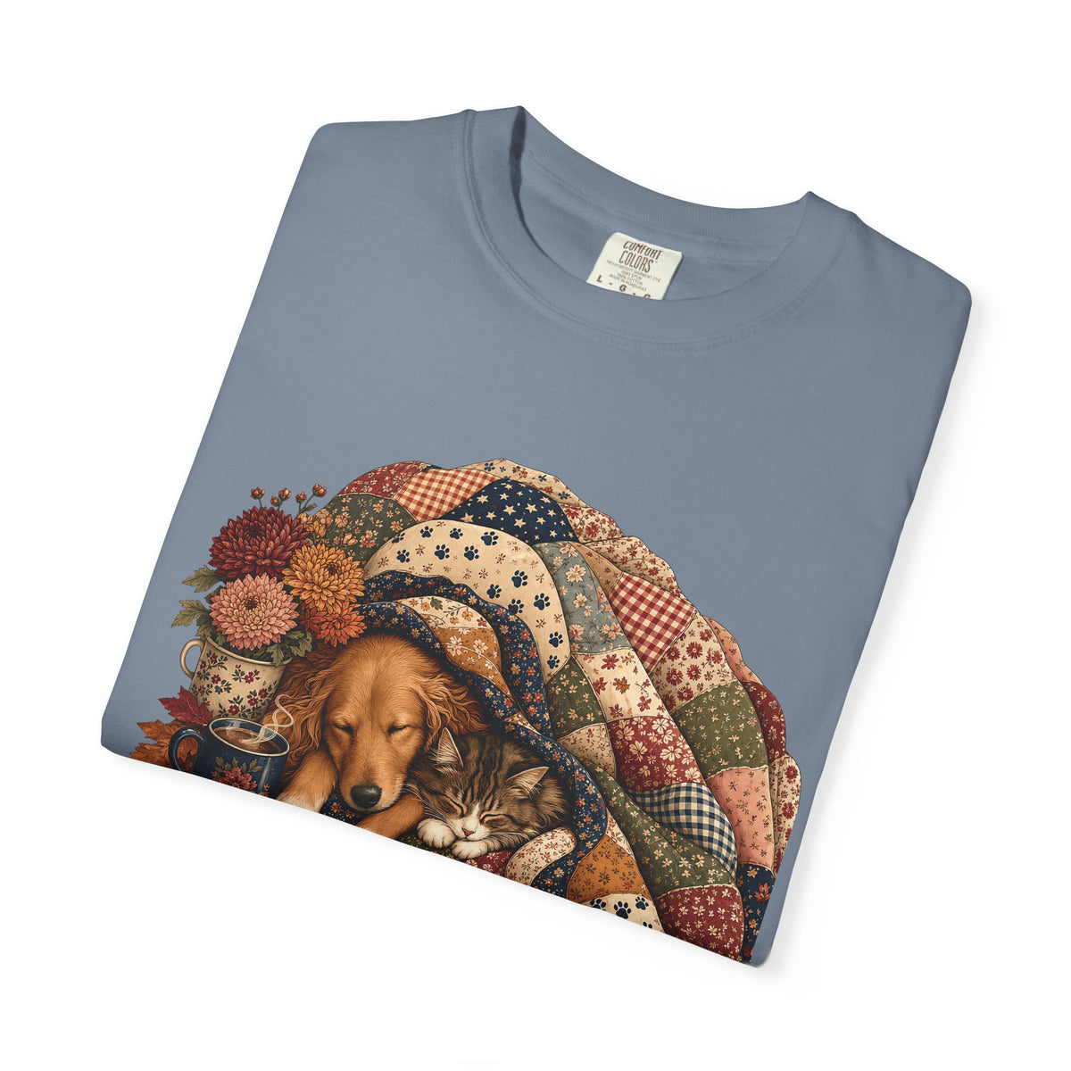 Cozy Season Is Better With Paws T-Shirt , Fall Dog & Cat Cozy Pet Parent