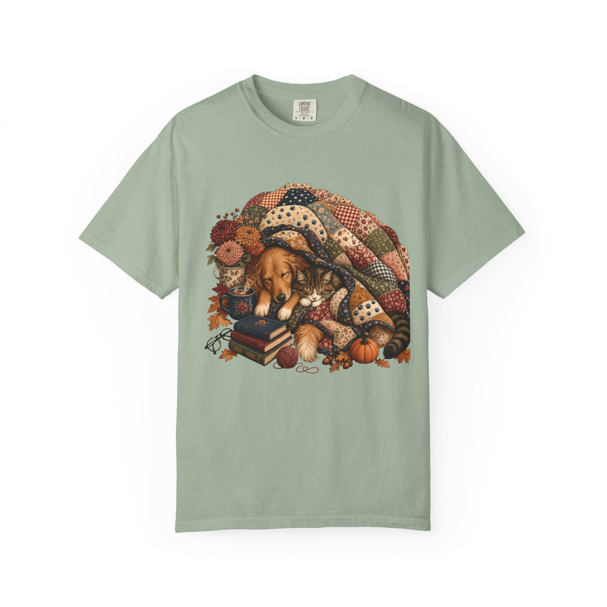 Cozy Season Is Better With Paws T-Shirt , Fall Dog & Cat Cozy Pet Parent