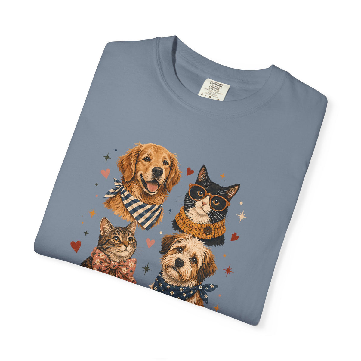 House Full of Paws Dog and Cat T-Shirt – Multi-Pet Parent Graphic Tee