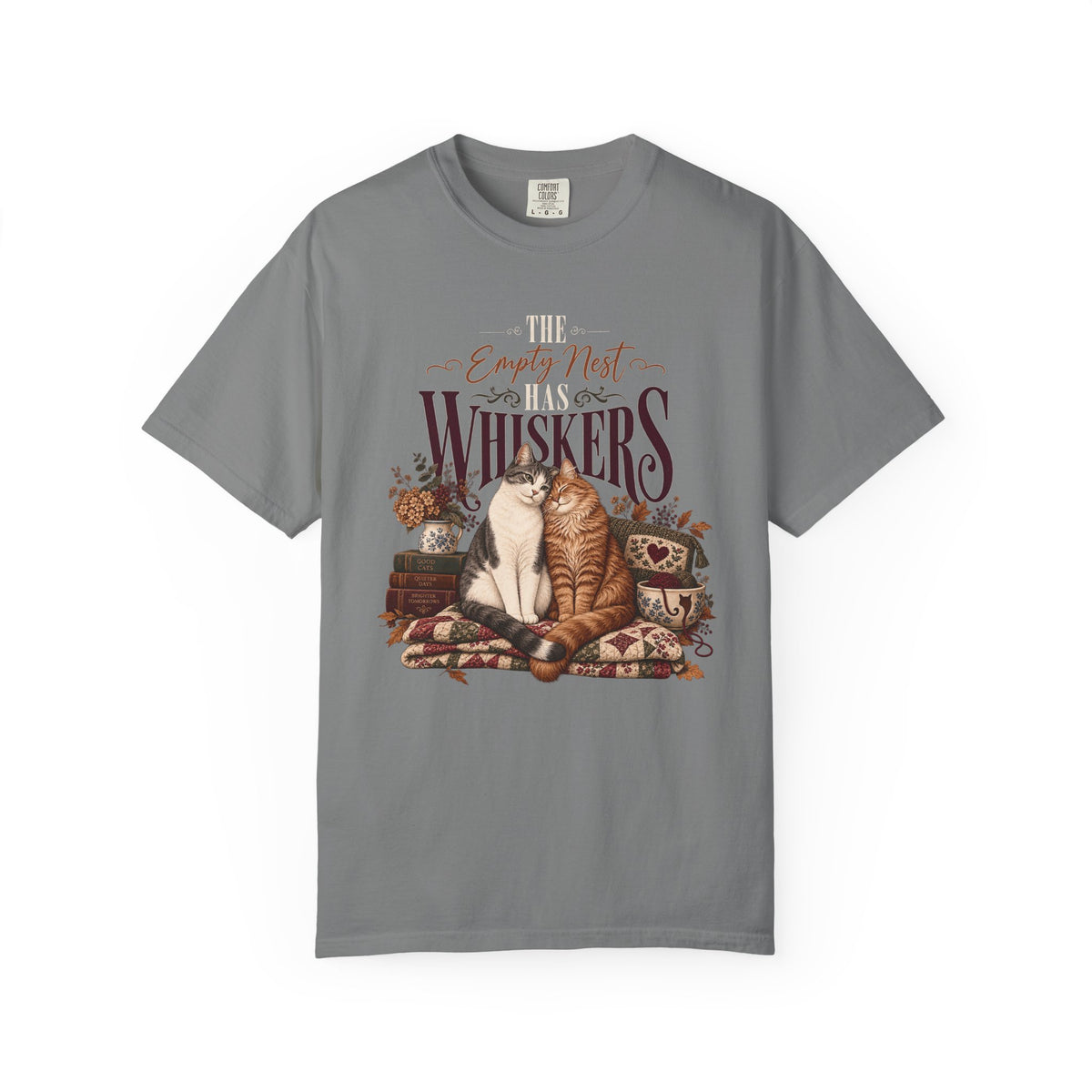 The Empty Nest Has Whiskers T-Shirt – Cat Mom Empty Nester Tee
