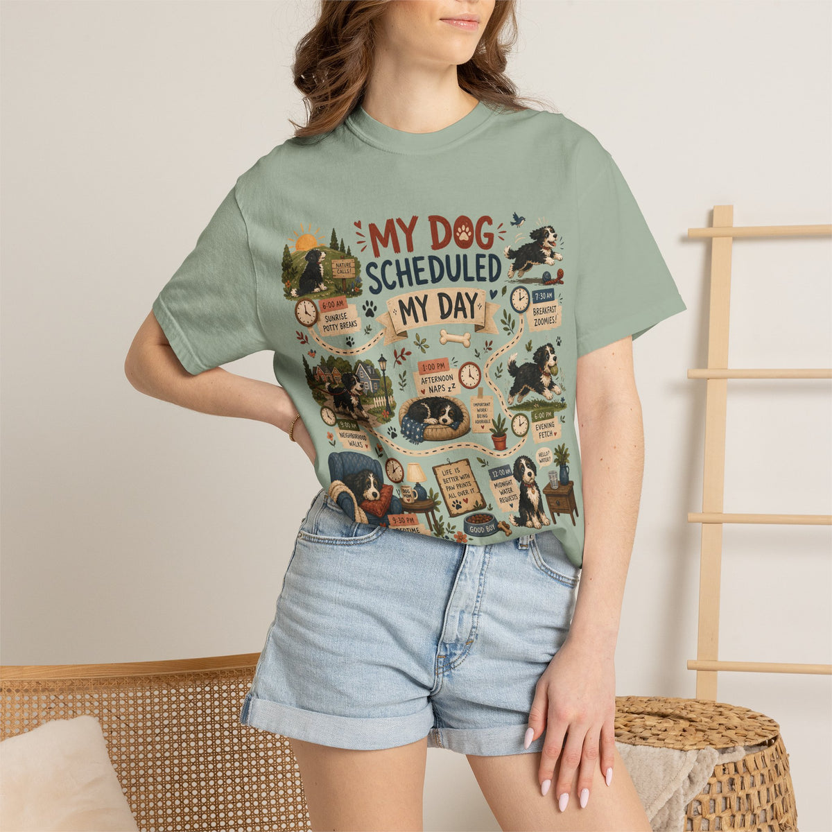 My Dog Scheduled My Day T-Shirt