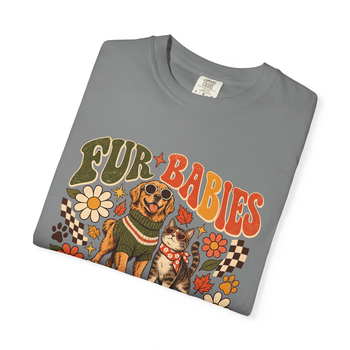 Fur Babies Before Errands T-Shirt – Funny Dog & Cat Pet Lover Tee