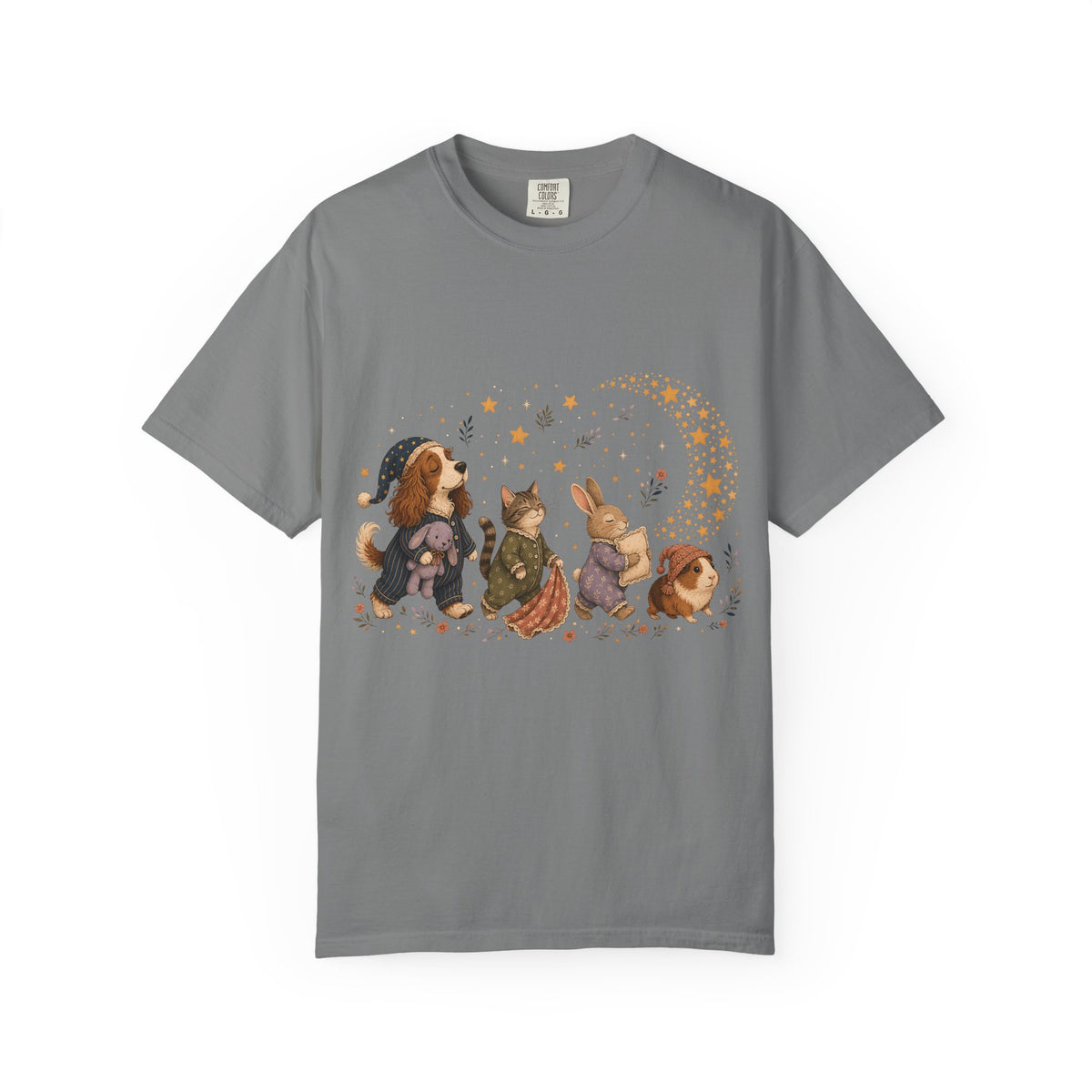 Cozy Bedtime Pet Parade T-Shirt