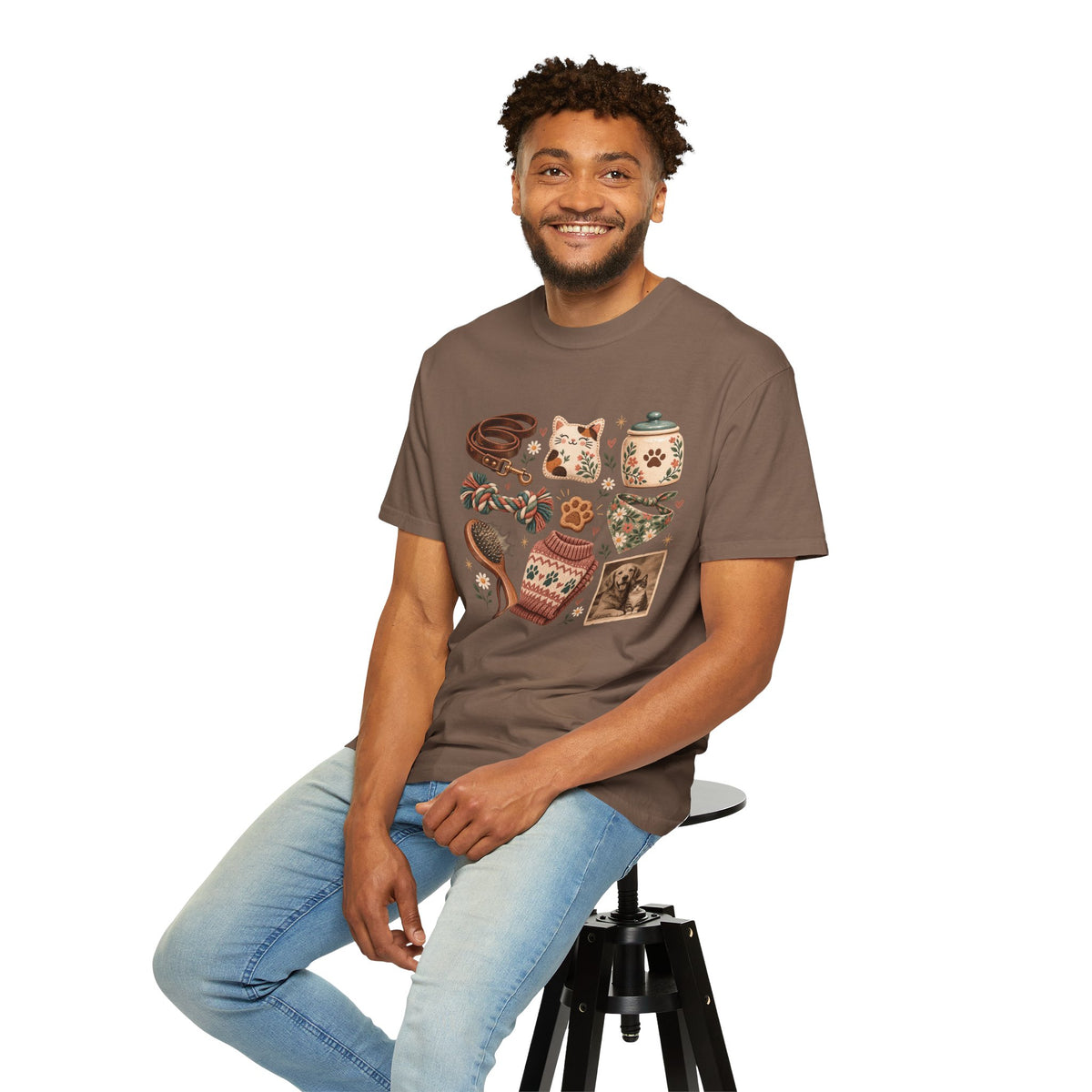 Cozy Pet Parent Essentials T-Shirt – Vintage Dog & Cat Lover Tee