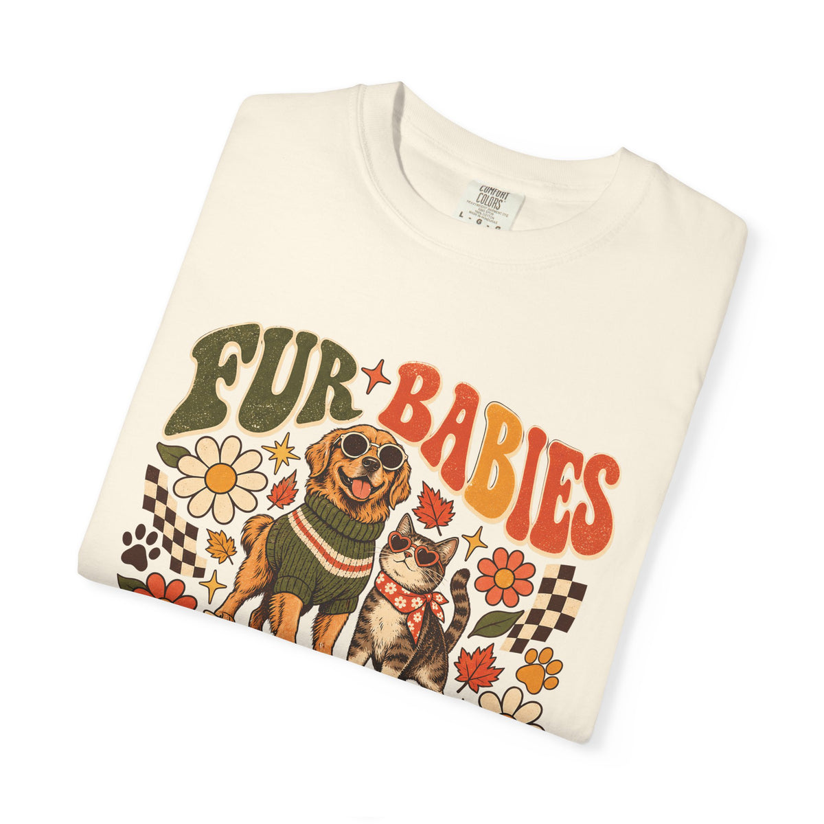Fur Babies Before Errands T-Shirt – Funny Dog & Cat Pet Lover Tee
