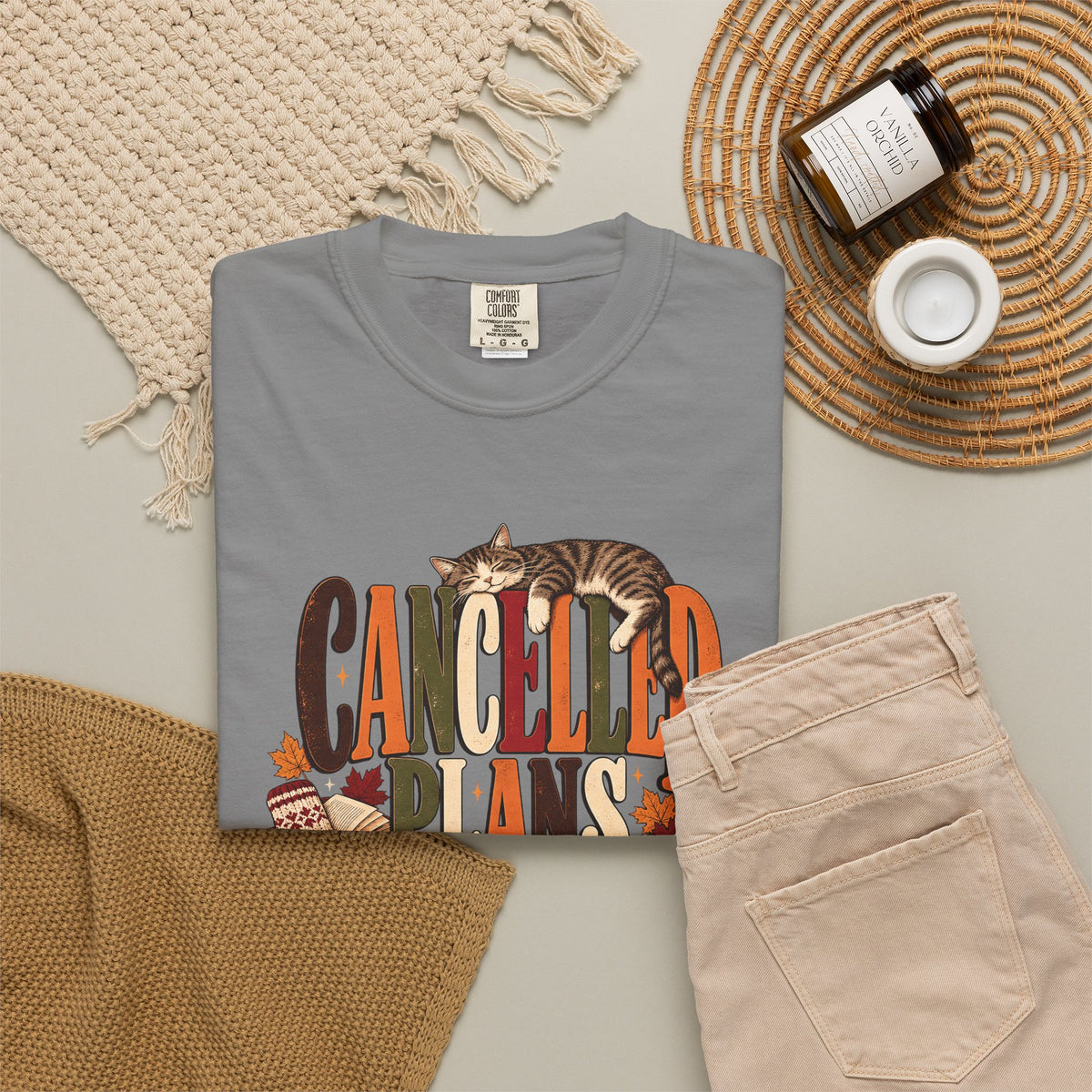 Cancelled Plans Cuddling Pets T-Shirt – Cozy Dog & Cat Pet Lover Tee