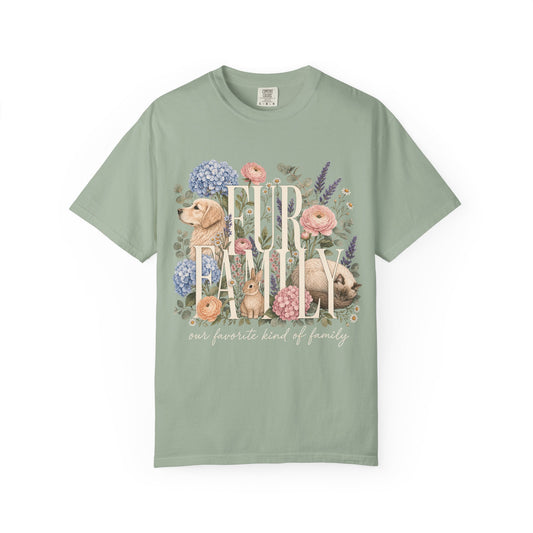 Fur Family Floral -Shirt
