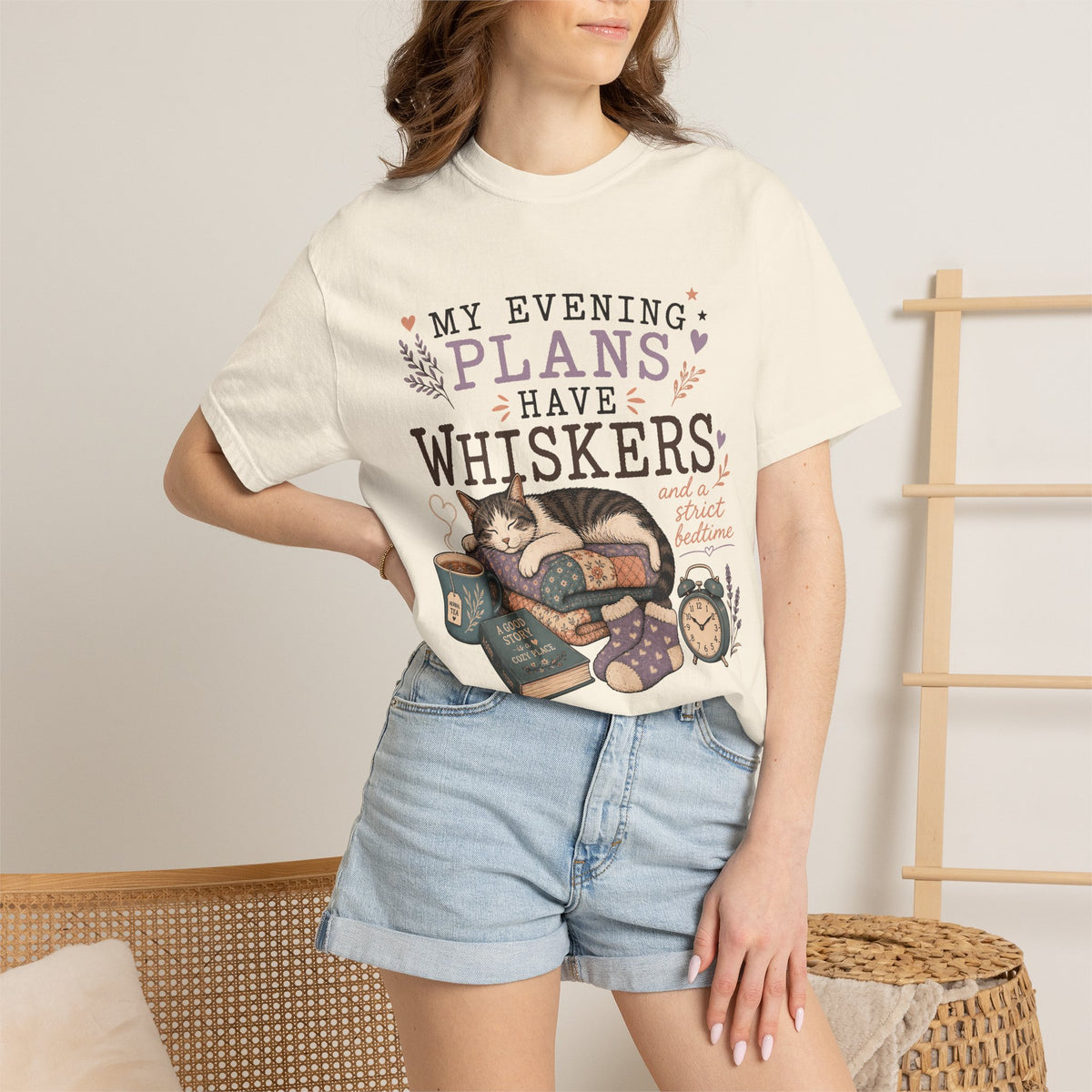 My Evening Plans Have Whiskers T-Shirt