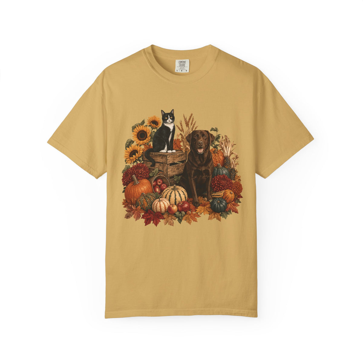 Autumn Paws T-Shirt – Cozy Fall Dog & Cat Lover Shirt