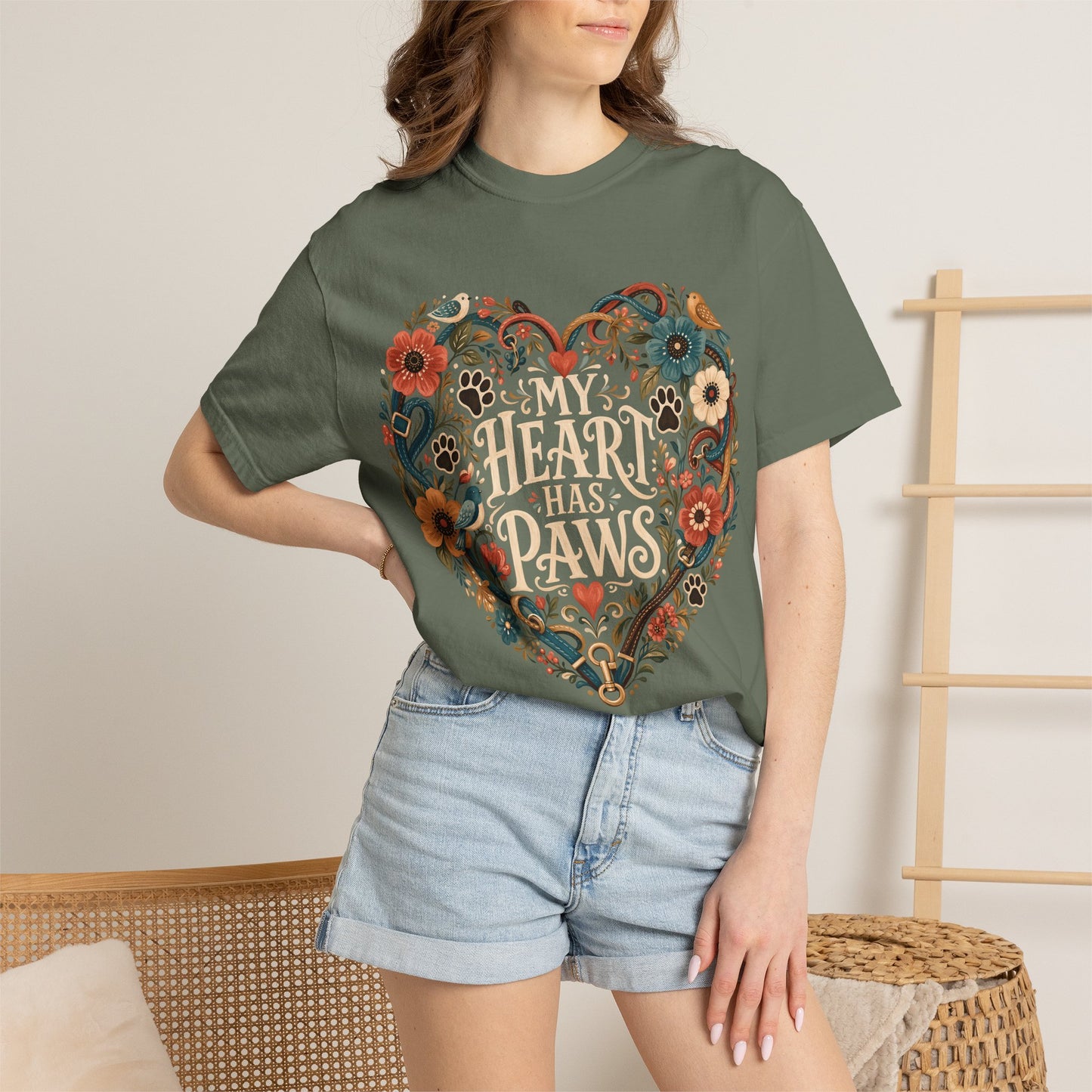 My Heart Has Paws — Cute Pet Lover T-Shirt