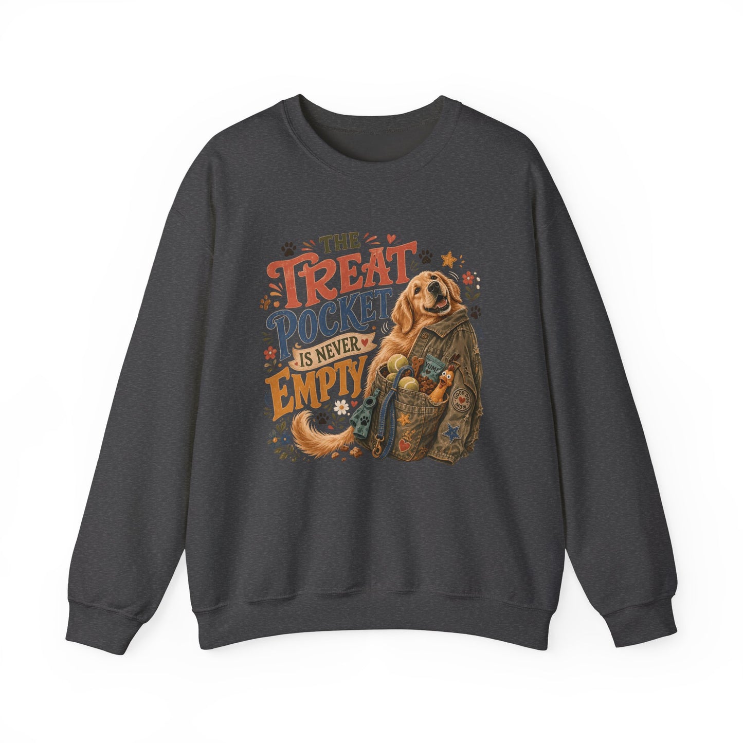 The Treat Pocket Is Never Empty Unisex Heavy Blend™ Crewneck Sweatshirt