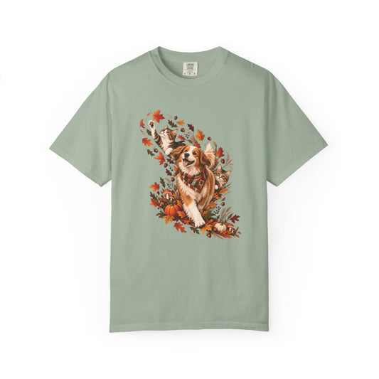 Autumn Paws T-Shirt – Dog & Cats Fall Pet Lover Tee