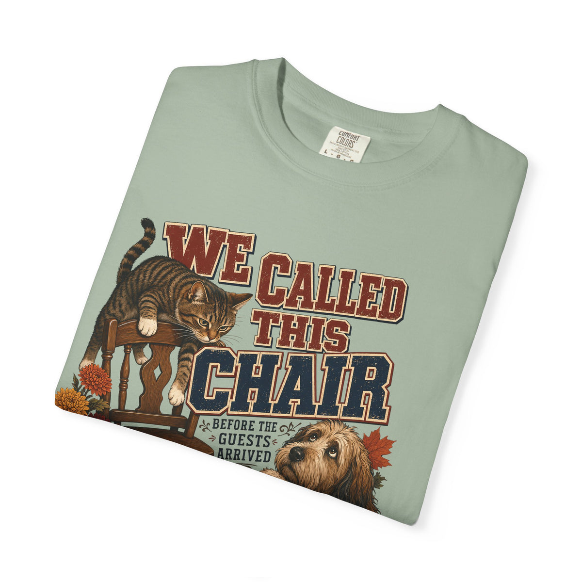 We Called This Chair – Funny Dog & Cat Pet Lover T-Shirt