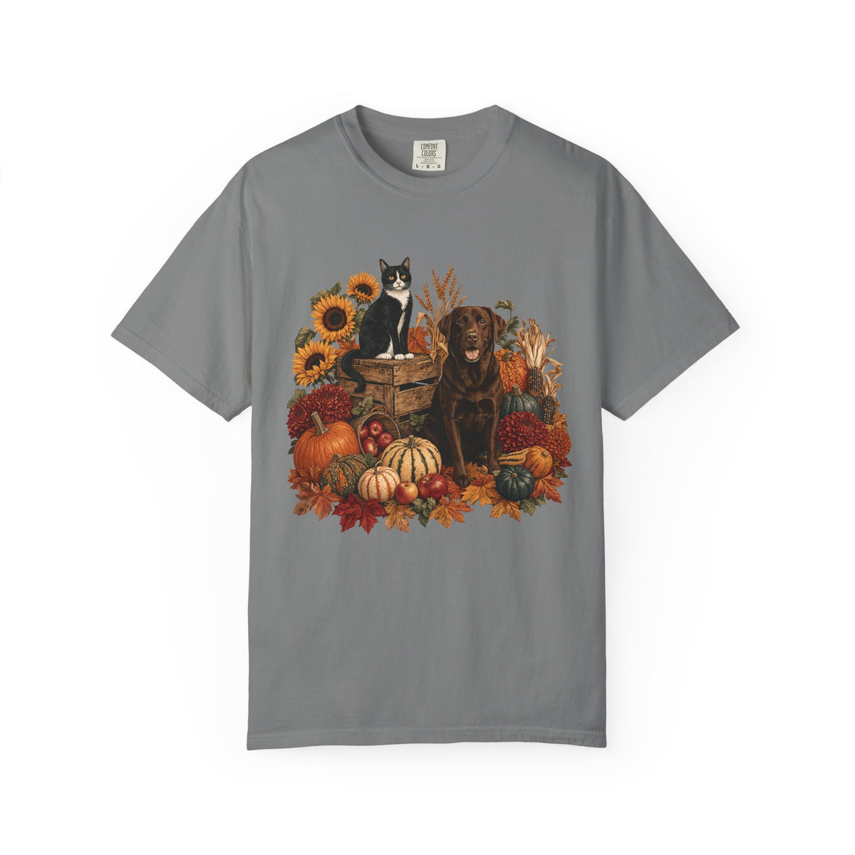 Autumn Paws T-Shirt – Cozy Fall Dog & Cat Lover Shirt