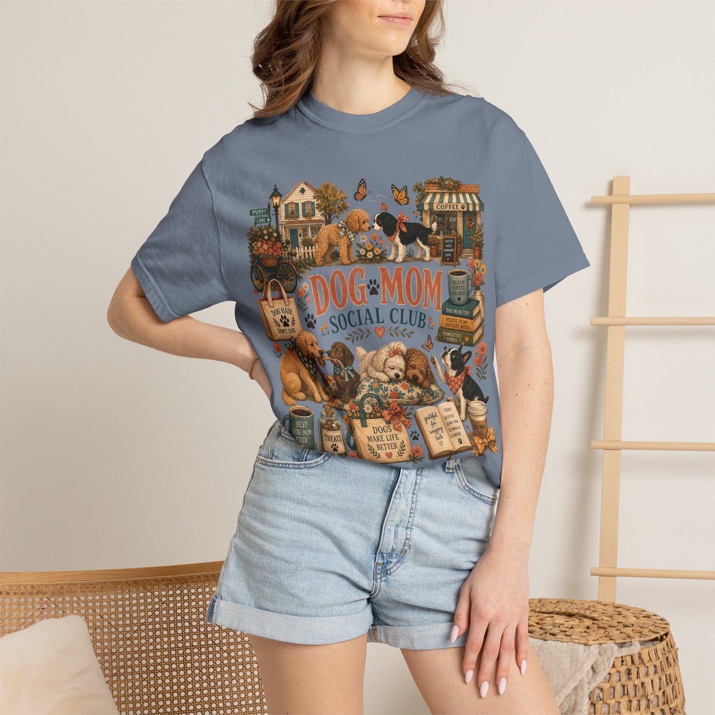 Dog Mom Social Club T-Shirt Dog Mom