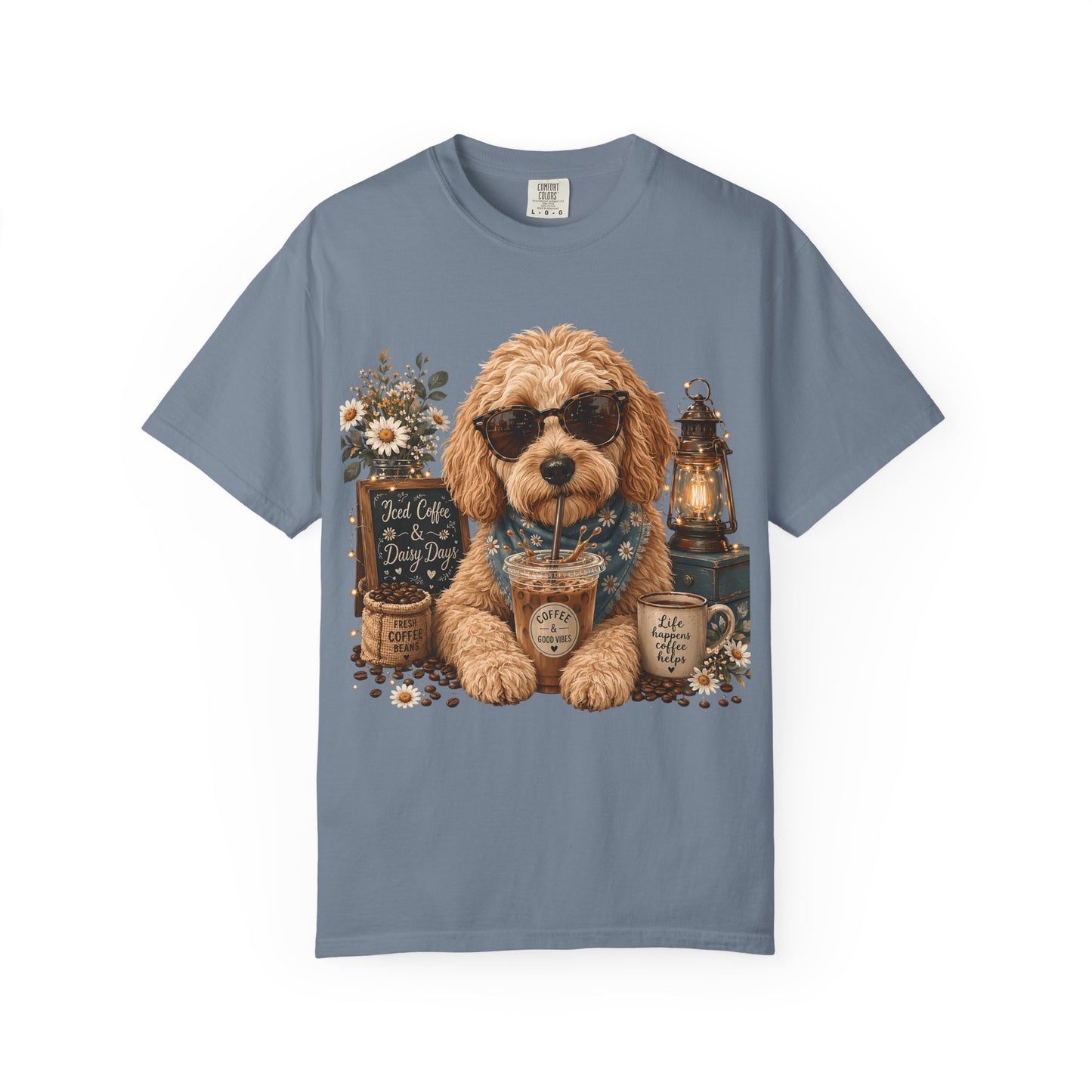 Cute Doodle Iced Coffee - Cute Pet Lover T-Shirt