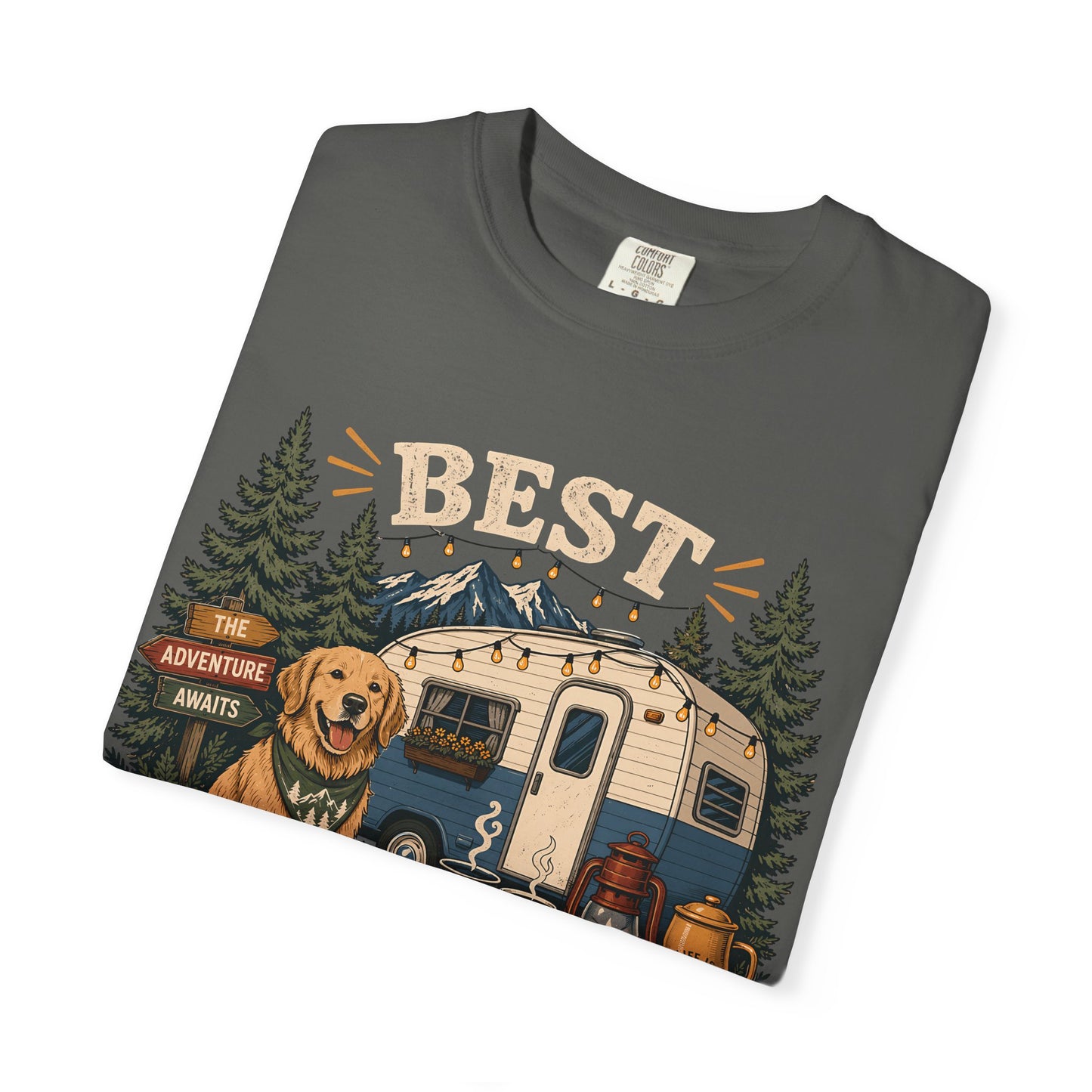 Best Camping Buddy Dog — Cute Pet Lover T-Shirt