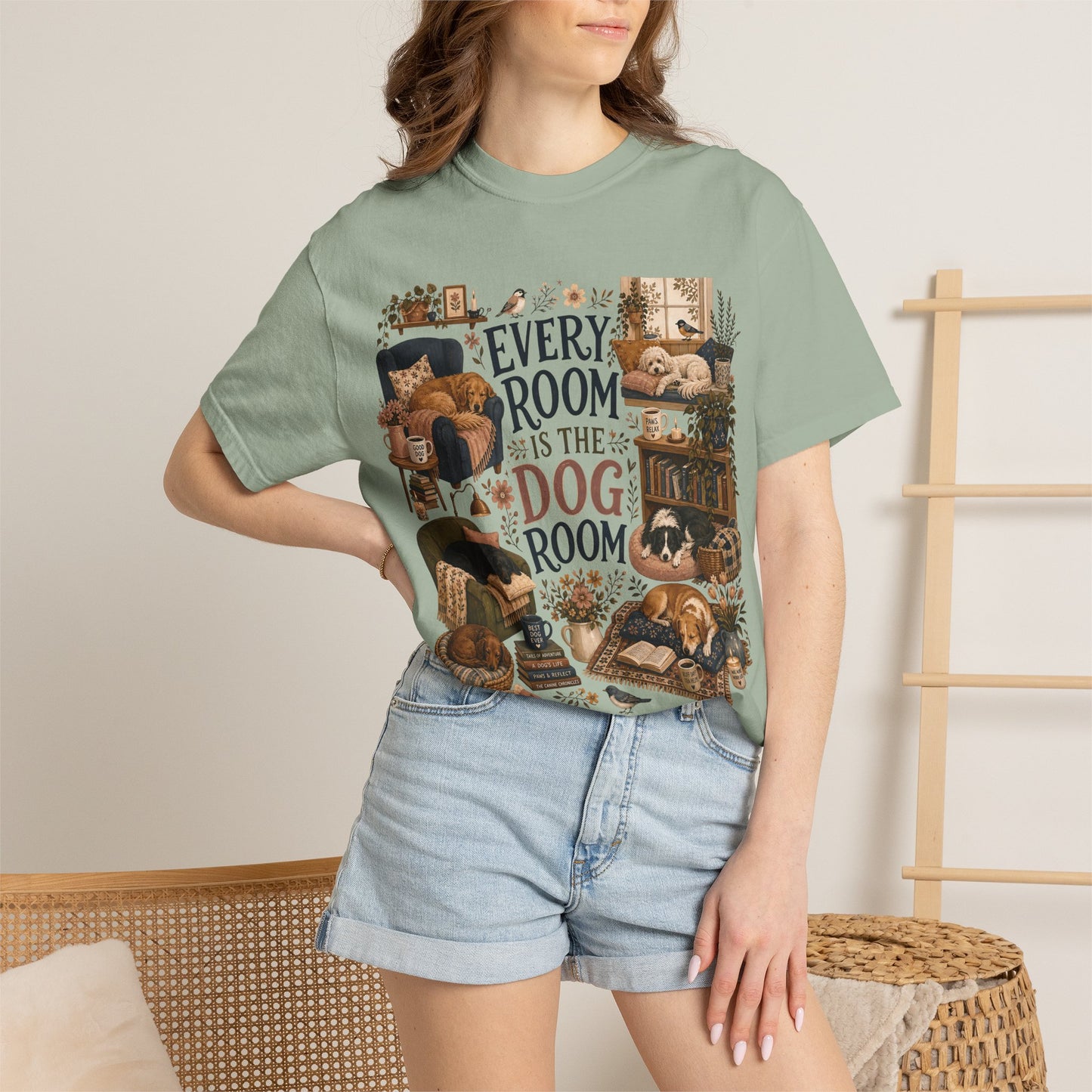 Every Room Is the Dog Room T-Shirt Dog Mom