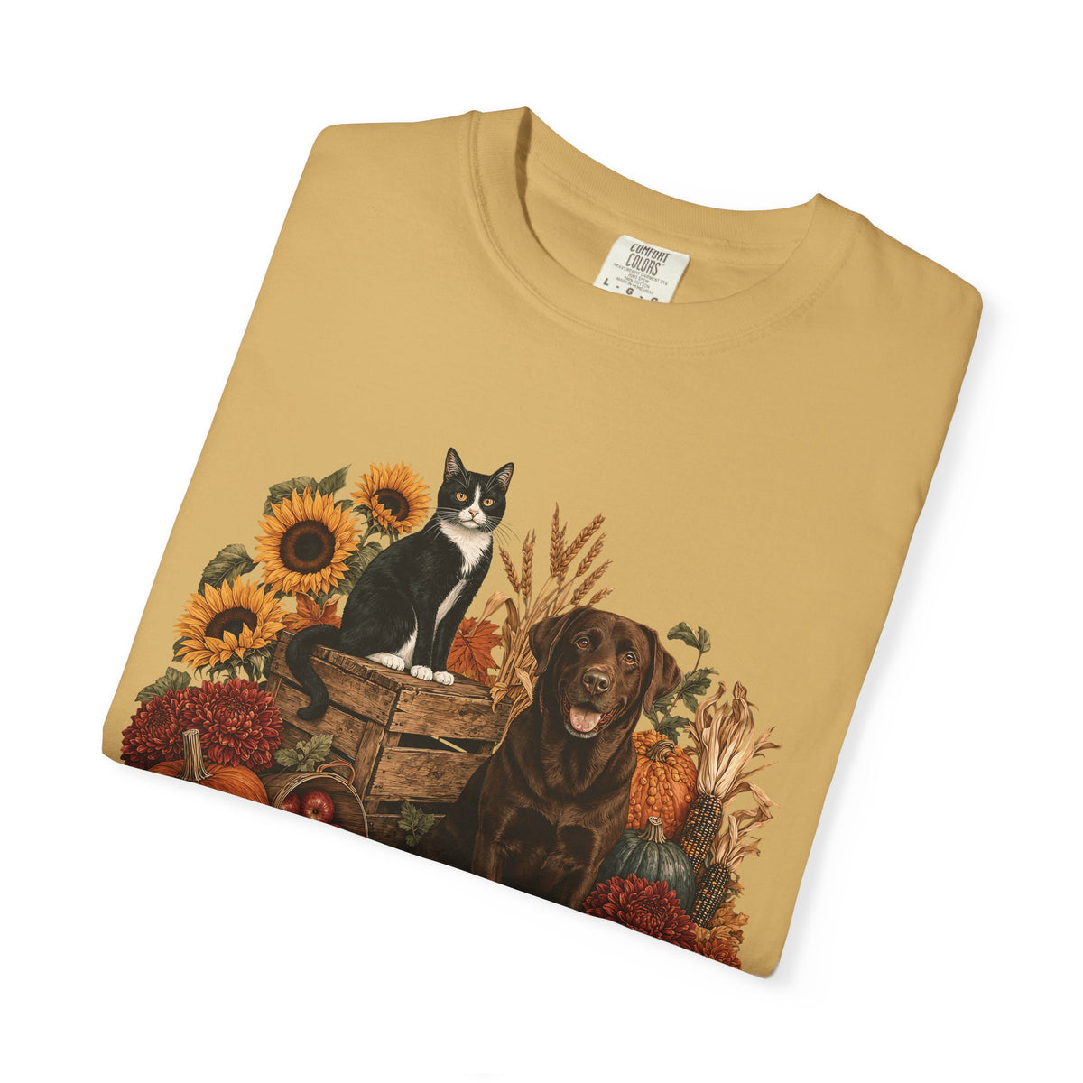 Autumn Paws T-Shirt – Cozy Fall Dog & Cat Lover Shirt