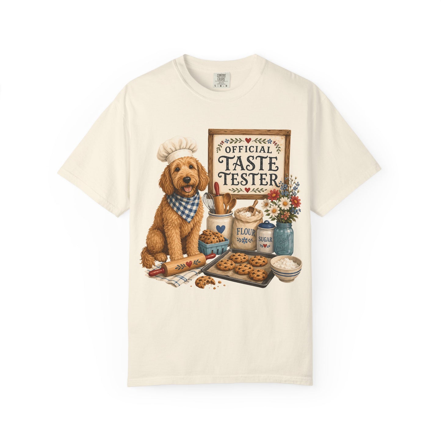 Official Taste Tester Cooking with my Dog — Cute Pet Lover T-Shirt