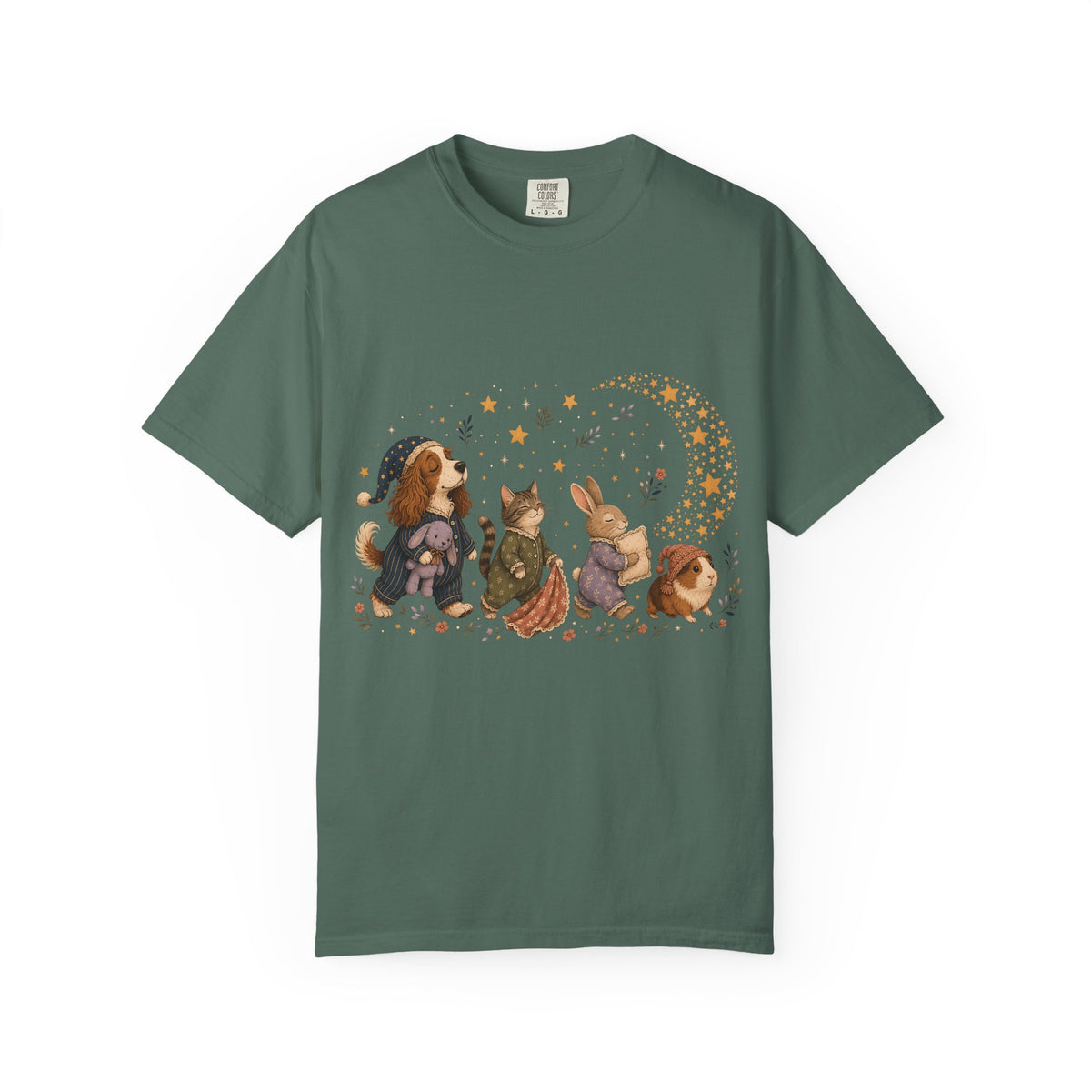 Cozy Bedtime Pet Parade T-Shirt