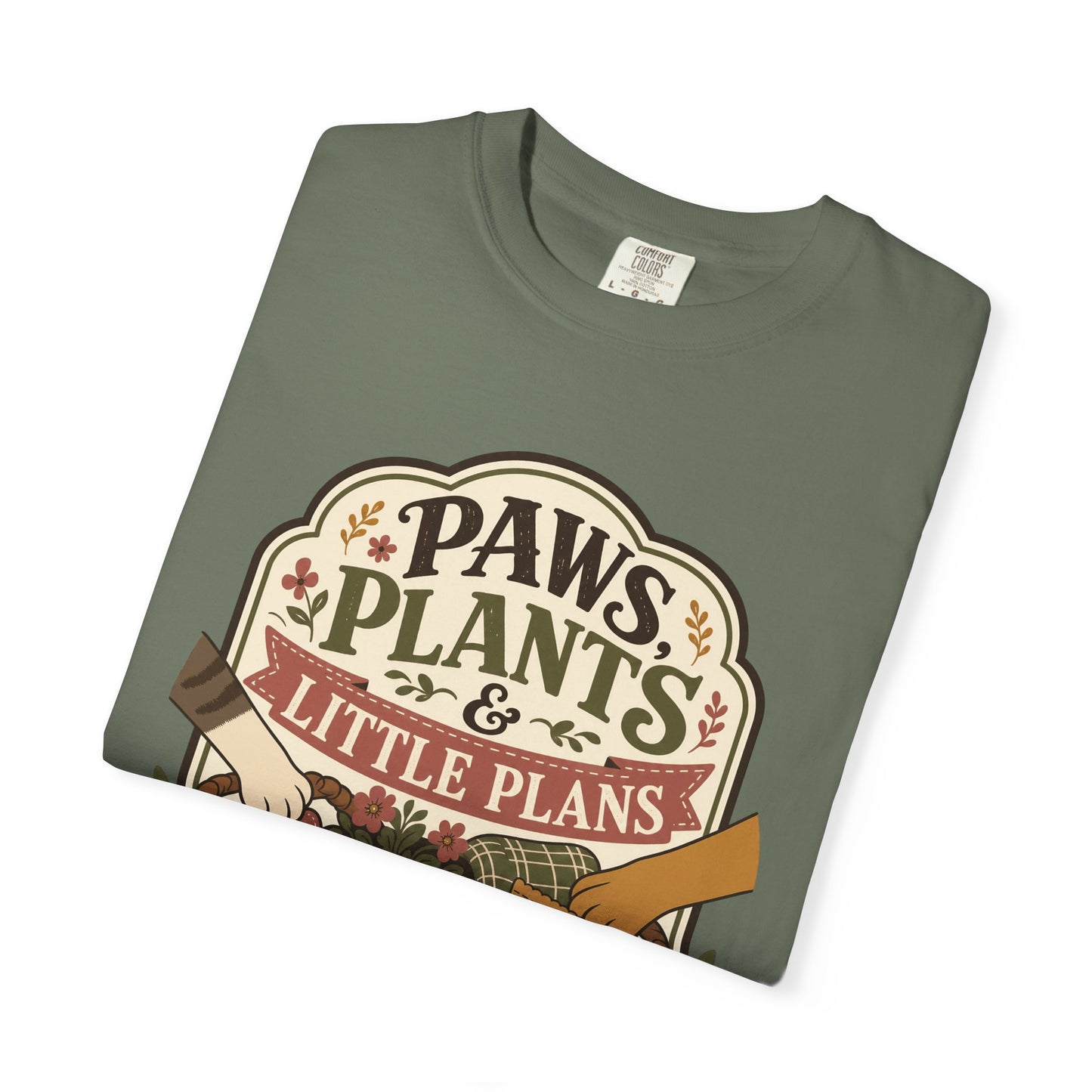 Paws Plants and Little Plans — Cute Pet Lover T-Shirt
