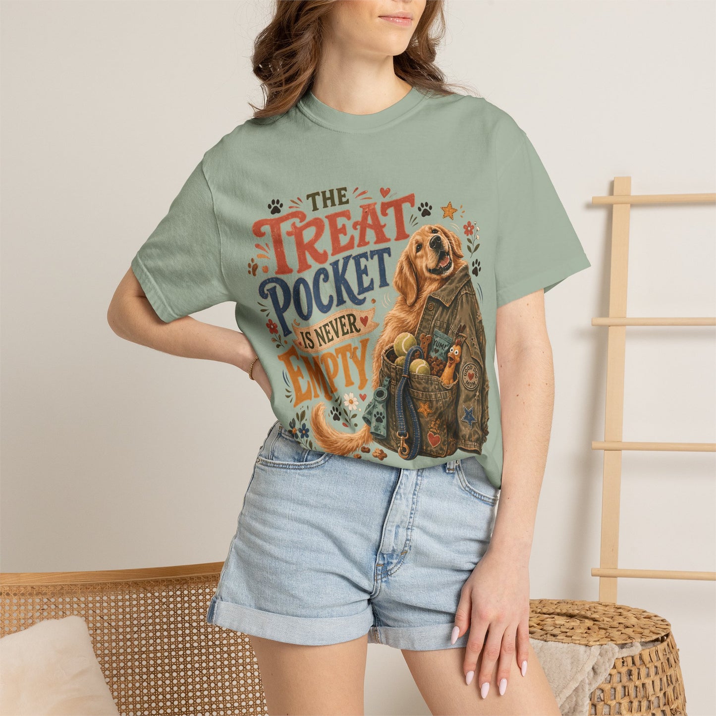 The Treat Pocket Is Never Empty T-Shirt Dog Mom