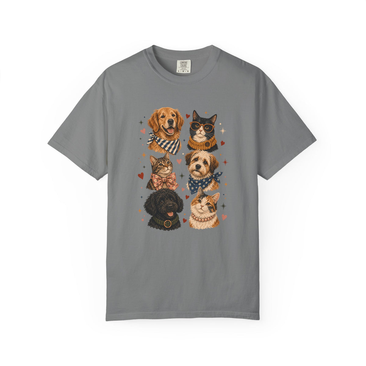 House Full of Paws Dog and Cat T-Shirt – Multi-Pet Parent Graphic Tee