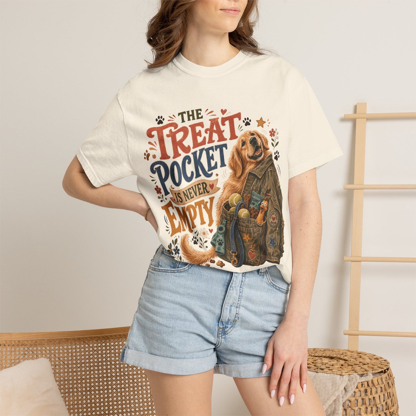 The Treat Pocket Is Never Empty T-Shirt Dog Mom