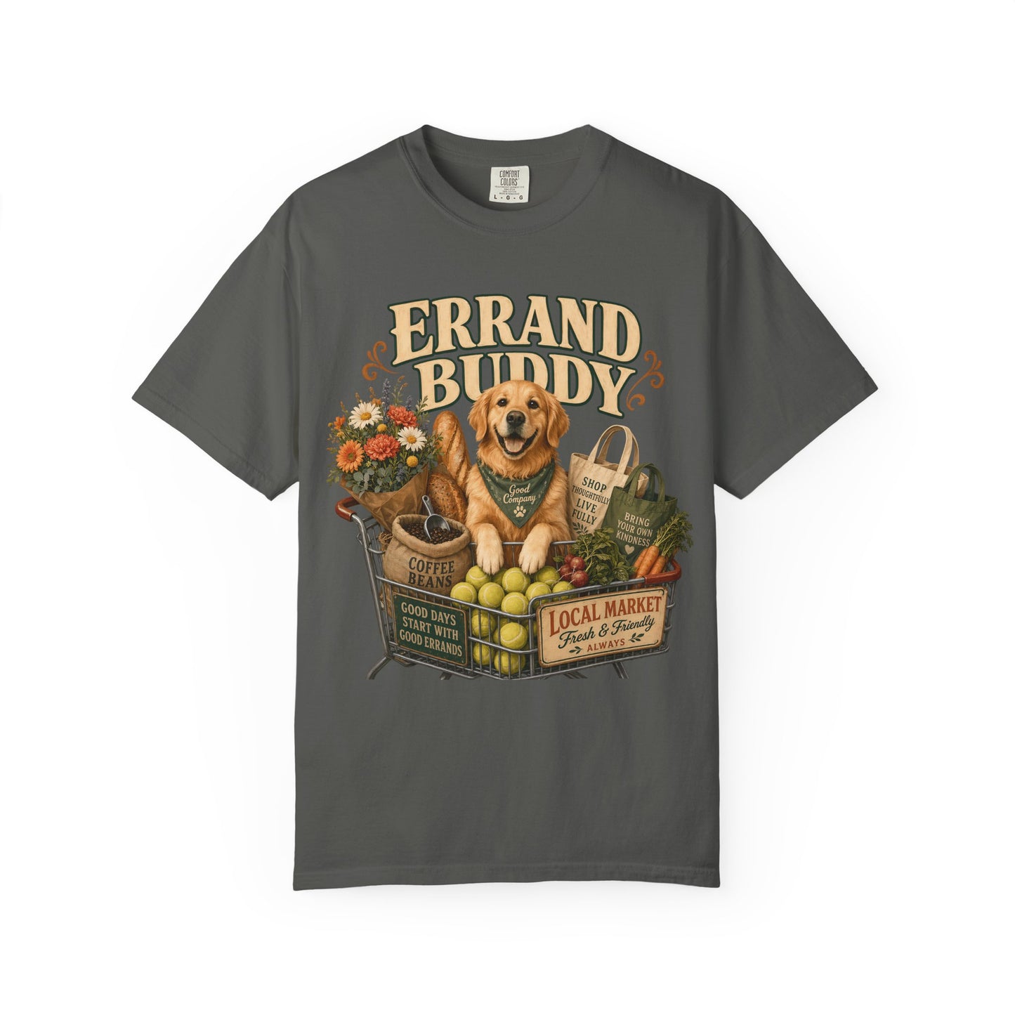 Errand Buddy Dog Mom — Cute Pet Lover T-Shirt
