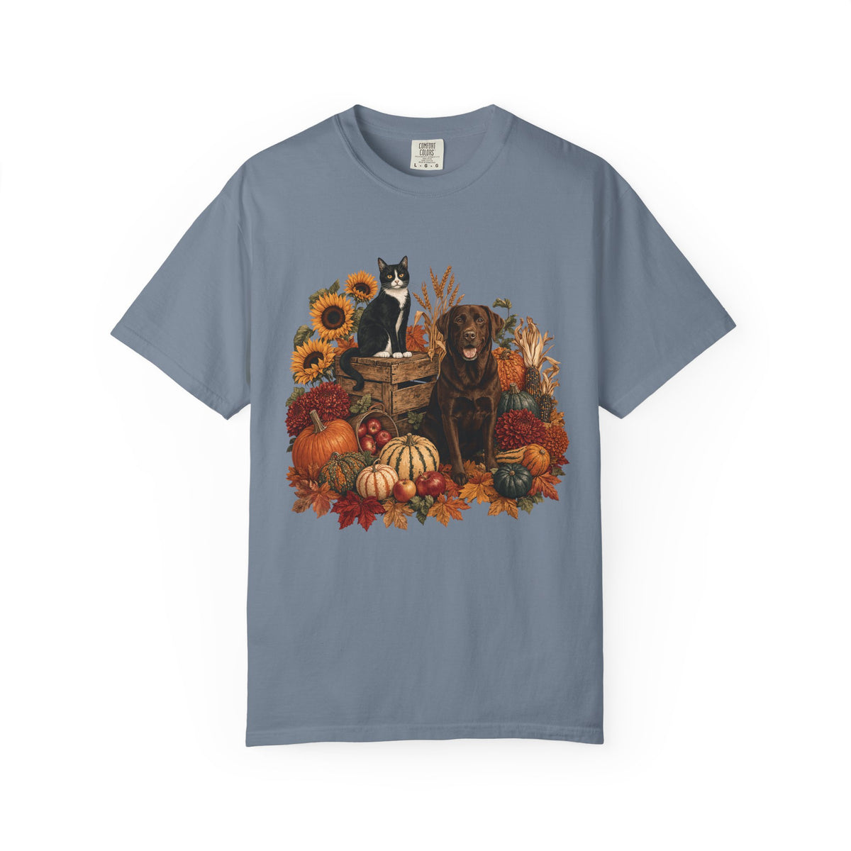 Autumn Paws T-Shirt – Cozy Fall Dog & Cat Lover Shirt