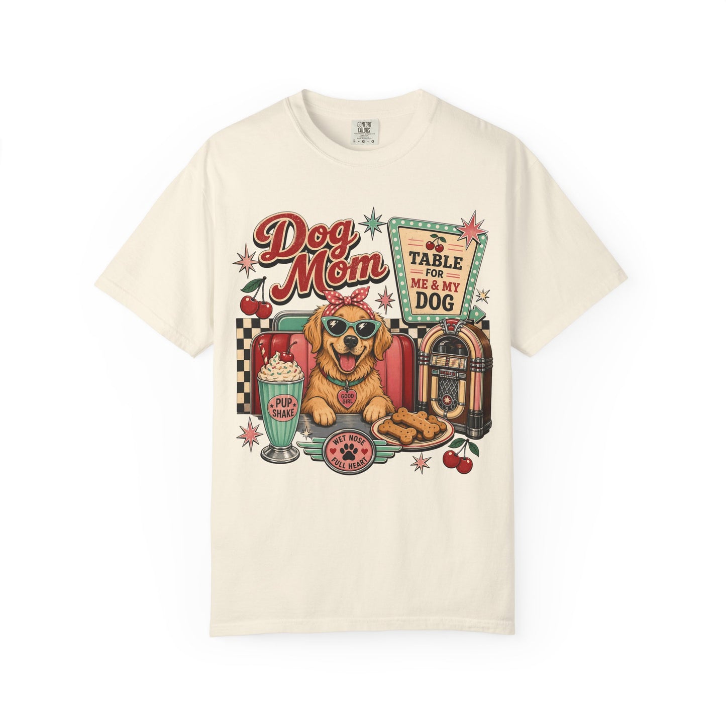 Table for Me and My Dog — Cute Pet Lover T-Shirt