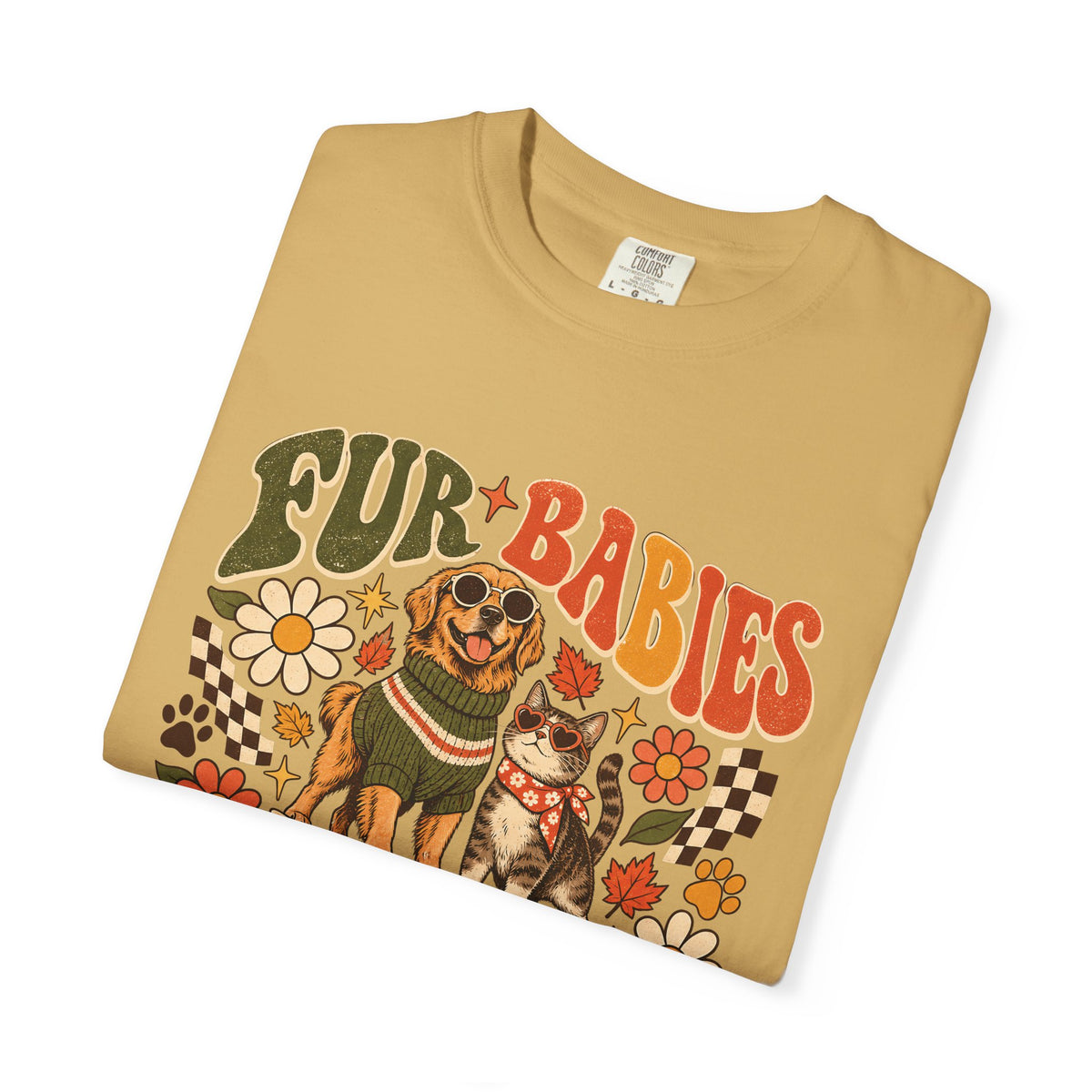 Fur Babies Before Errands T-Shirt – Funny Dog & Cat Pet Lover Tee