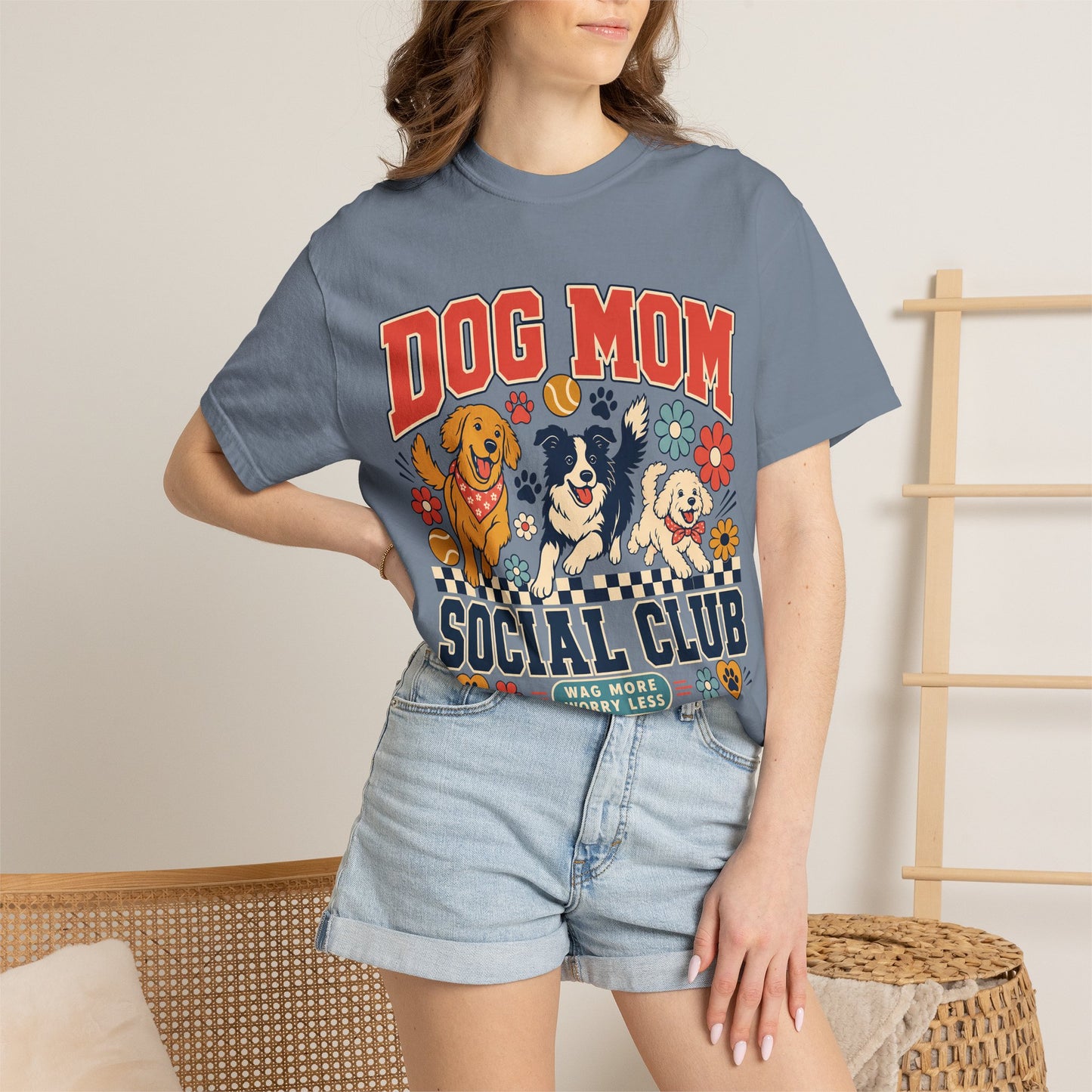 Dog Mom Social Club — Cute Pet Lover T-Shirt