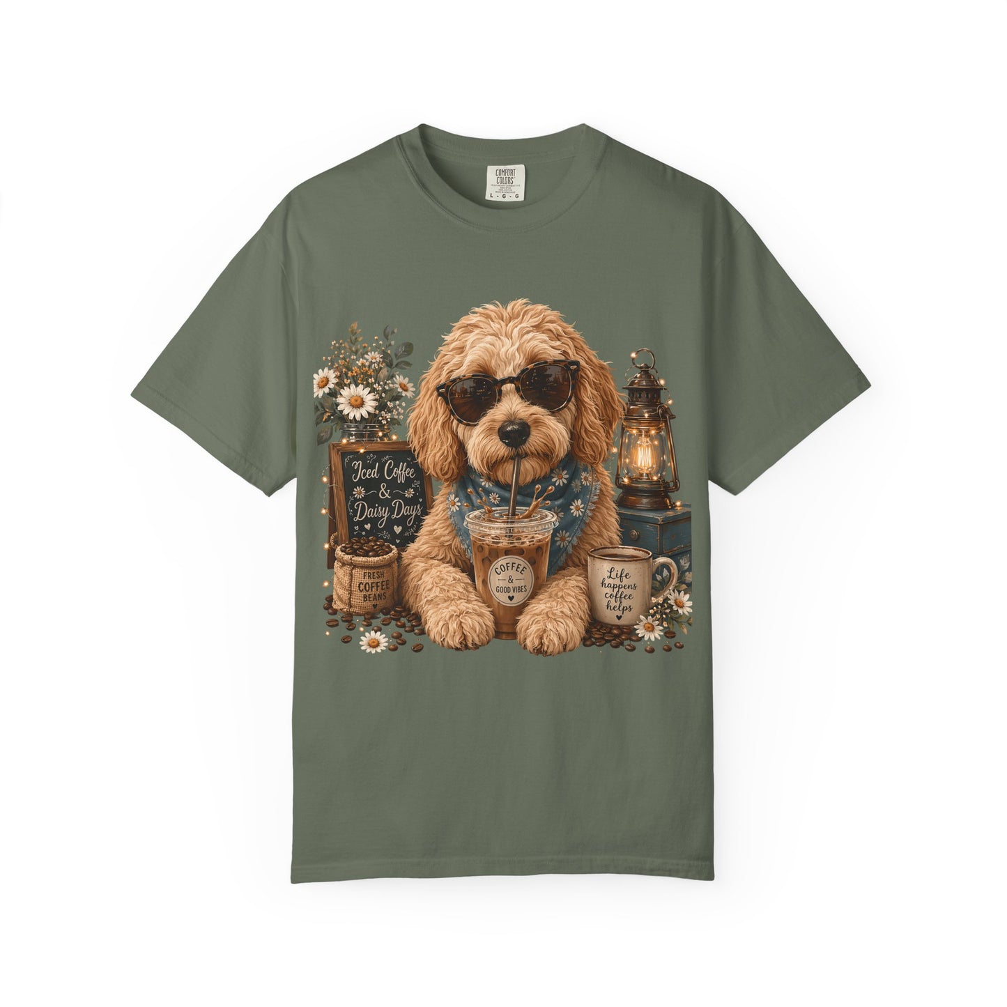Cute Doodle Iced Coffee - Cute Pet Lover T-Shirt