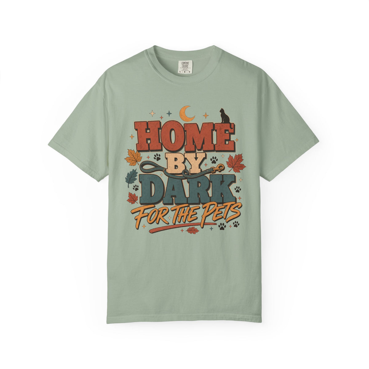 Home By Dark For The Pets T-Shirt – Funny Introvert Pet Parent Graphic Tee