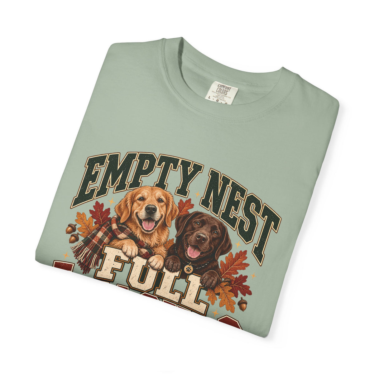 Empty Nest Full Leashes T-Shirt – Funny Empty Nester Dog Lover Tee