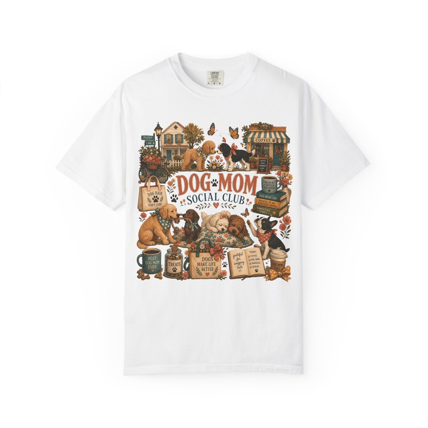 Dog Mom Social Club T-Shirt Dog Mom