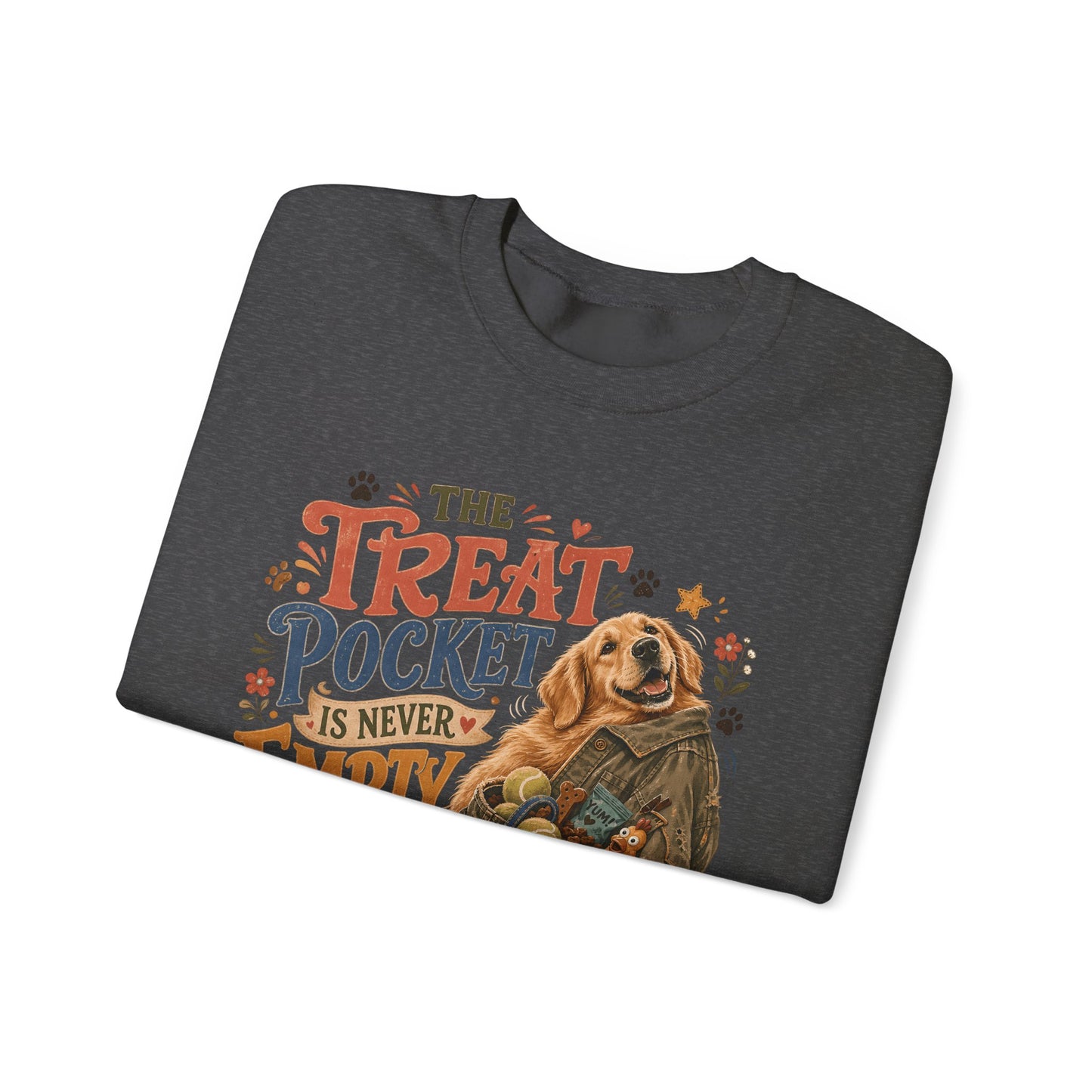 The Treat Pocket Is Never Empty Unisex Heavy Blend™ Crewneck Sweatshirt