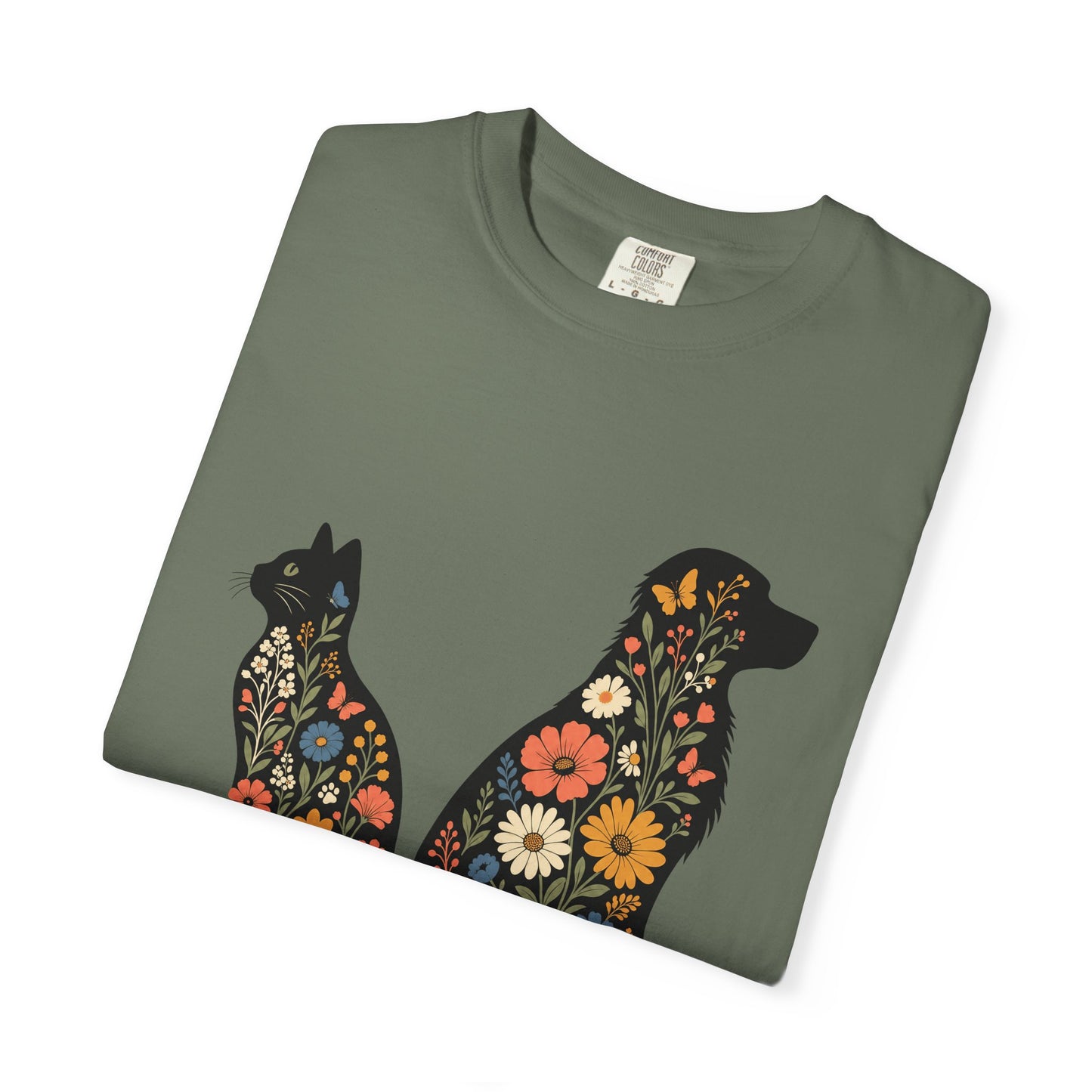 Botanical Dog and Cat Lover — Cute Pet Lover T-Shirt